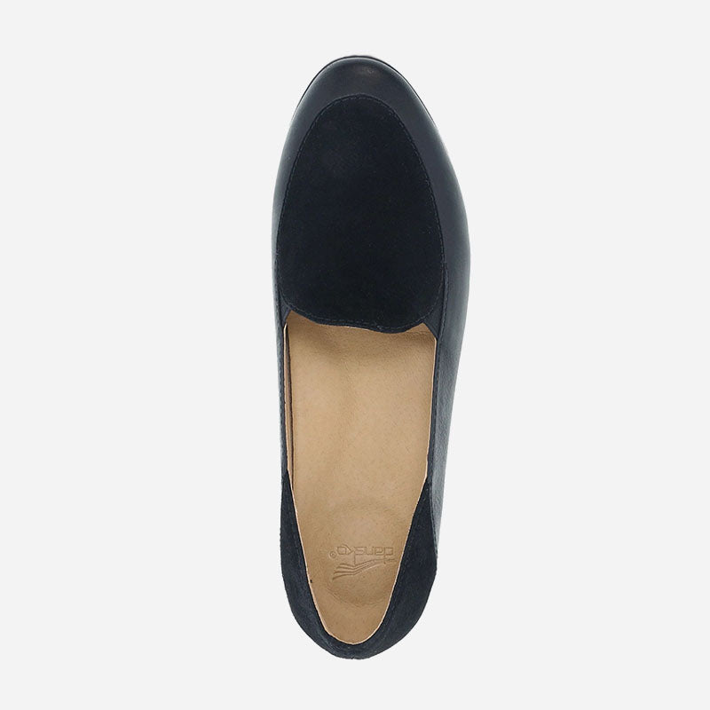 Lace Black Glazed Kid Leather
