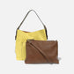 Classic Hobo Handbag Lemon Zest/Coffee
