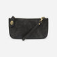 Lux Crossbody Wristlet Clutch New Black
