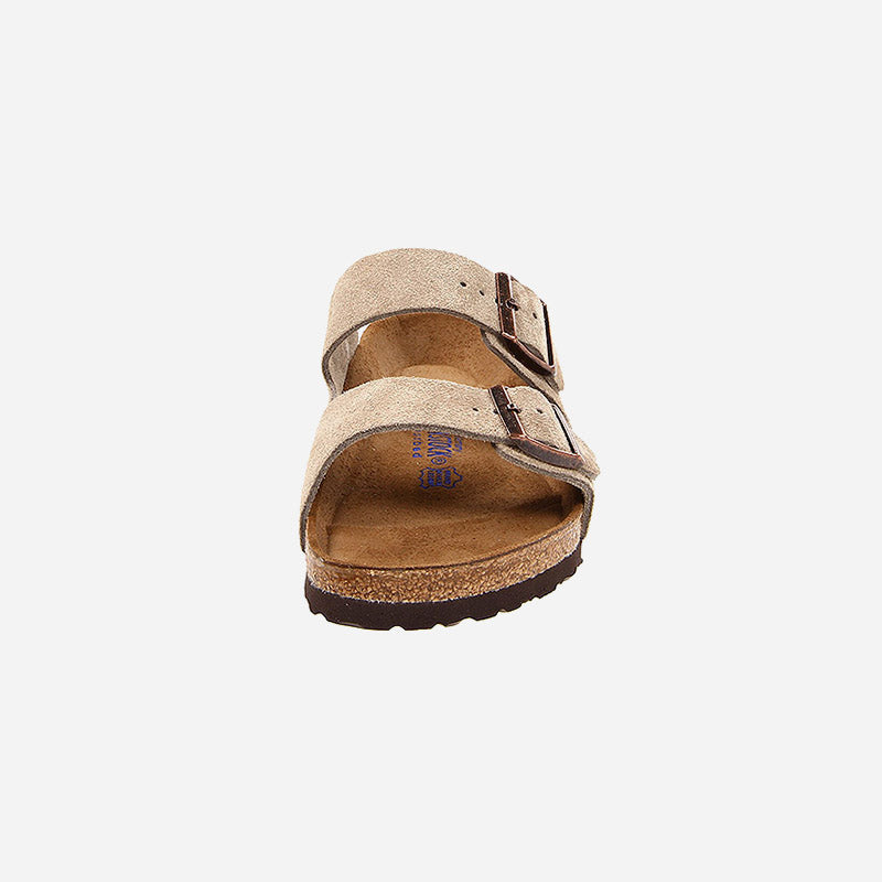 Arizona Soft Footbed Taupe Suede Leather Narrow
