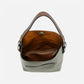 Classic Hobo Handbag Dusty Sage/Coffee
