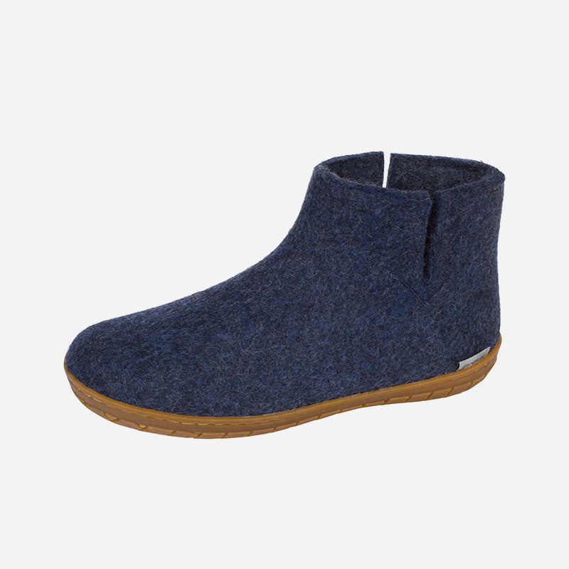 Low Boot Grey Rubber