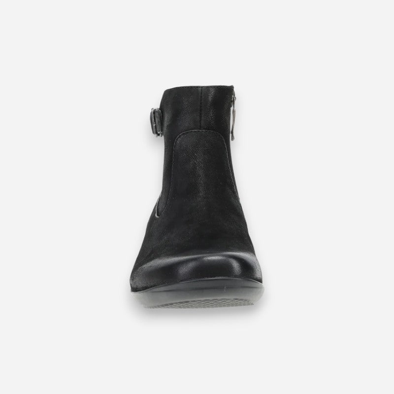 Fergie Black Burnished Suede