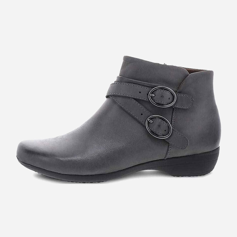 Faithe Black Burnished Nubuck