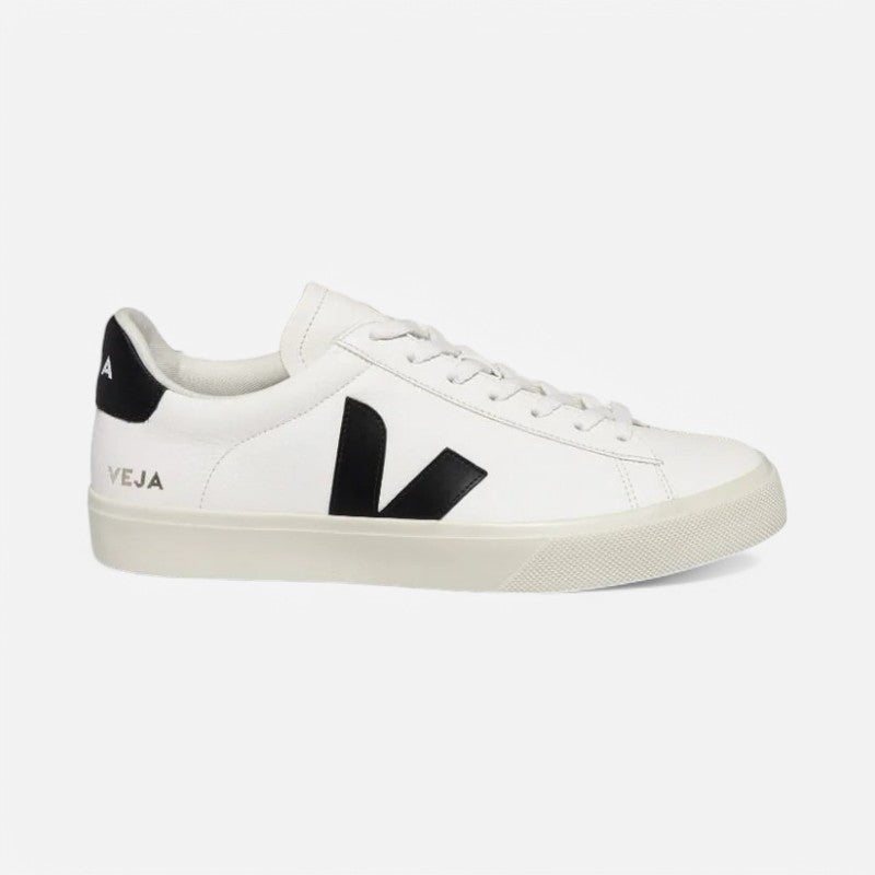 Women's Campo Leather White Black