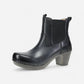 Shayna Black Burnished Calf