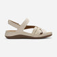 Cecily Strap Cream Leather