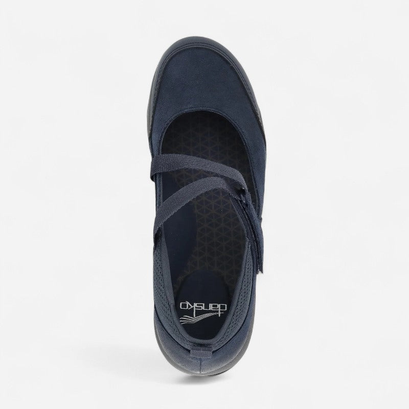 Primrose Navy Burnished Suede
