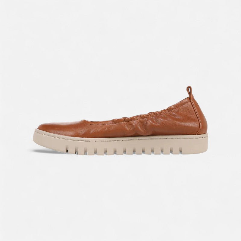 Uptown Ballet Tan Leather