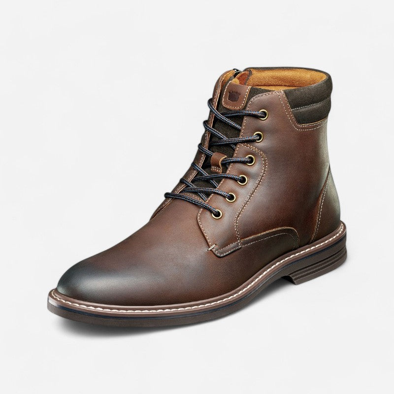 Men's Norwalk Plain Toe Lace Up Boot Brown