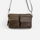 Kendra Cargo Pocket Sling Crossbody Dark Brown