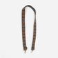 1.5" Multi Stripe Woven Guitar Strap Black