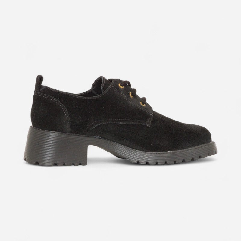 Magno Oxford Black Suede