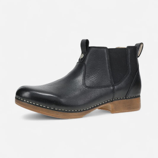 Michele Waxy Milled Black
