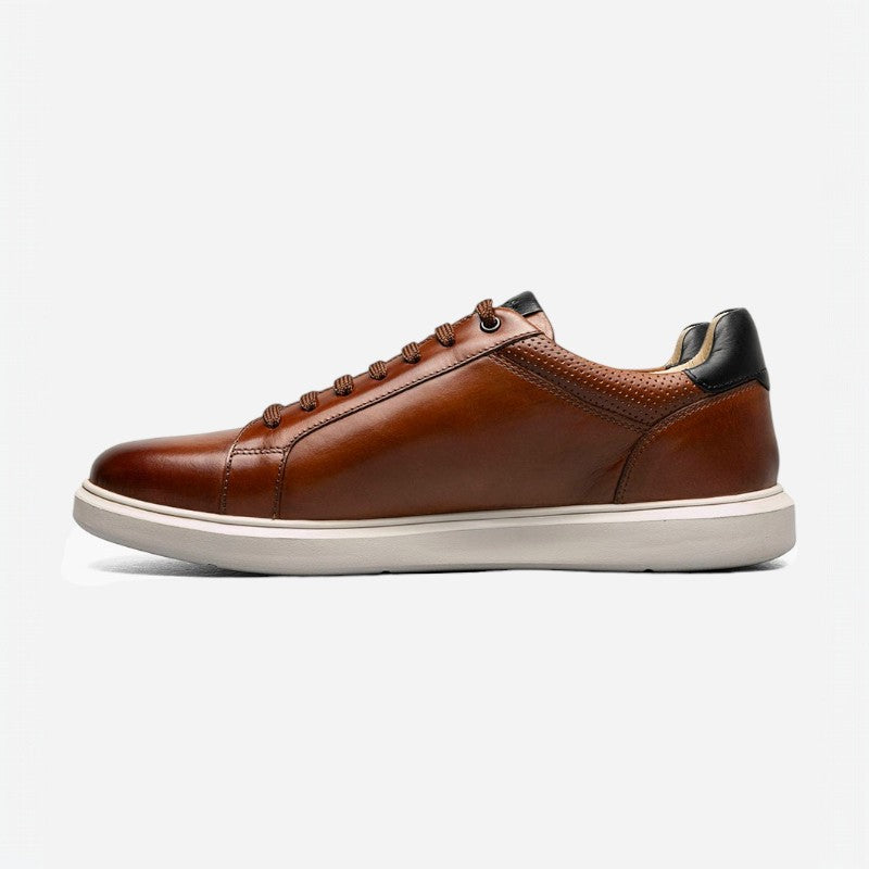Men's Social Lace To Toe Sneaker Cognac Multi