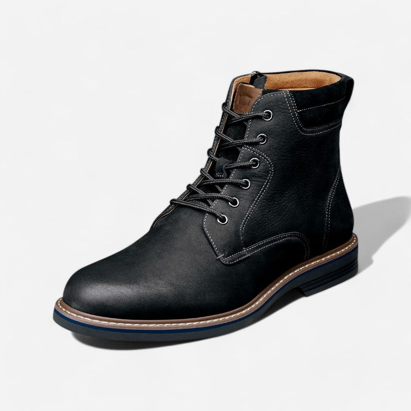 Men's Norwalk Plain Toe Lace Up Boot Black