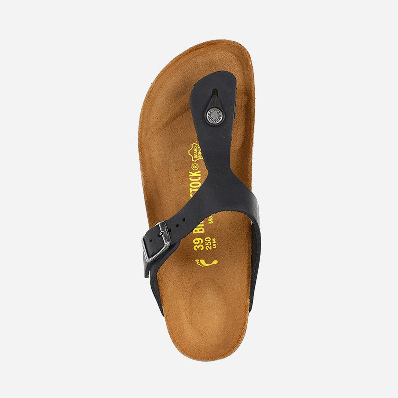 Gizeh Black Oiled Leather Regular
