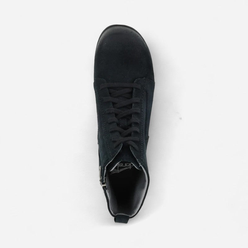 Fergie Black Burnished Suede