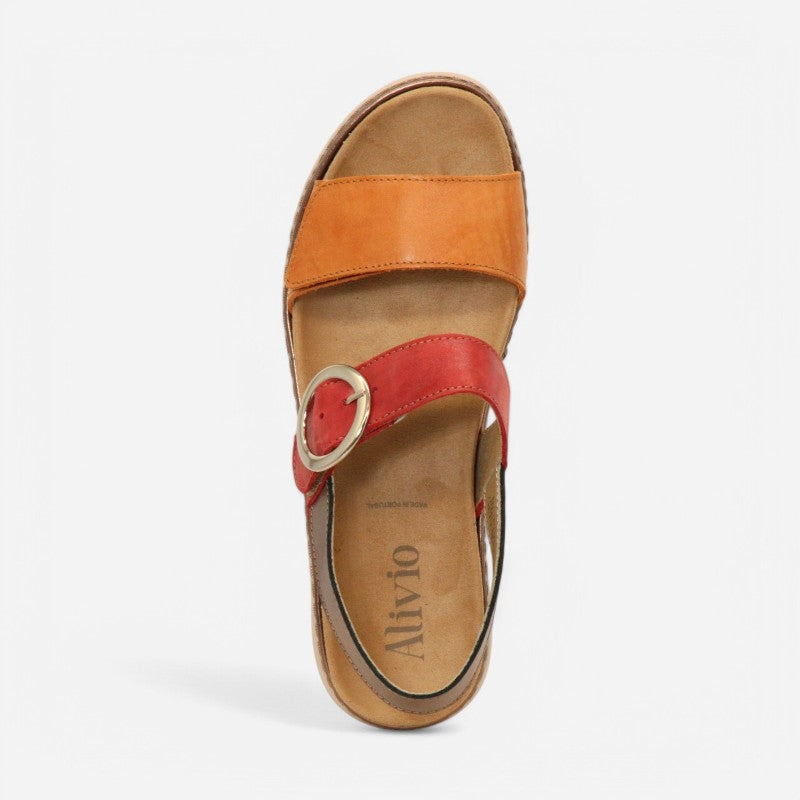 Azores Sandal Ruby Multi