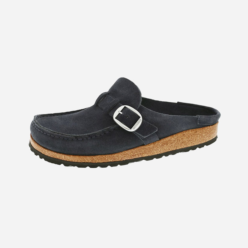 Buckley Navy Suede Leather Narrow