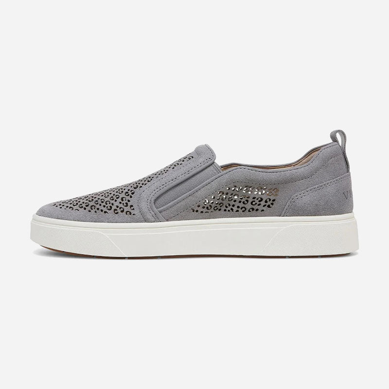 Kimmie Perf Slate Suede