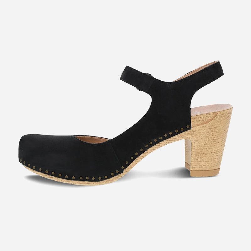 Taytum Black Milled Nubuck