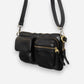 Kendra Cargo Pocket Sling Crossbody Black