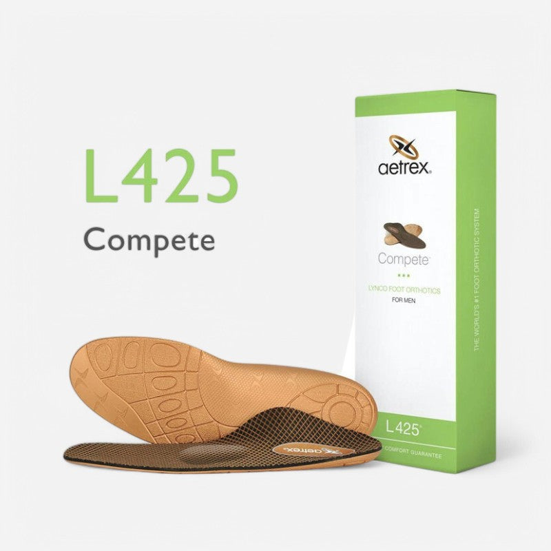 Men's Compete Posted Orthotics W/ Metatarsal Support