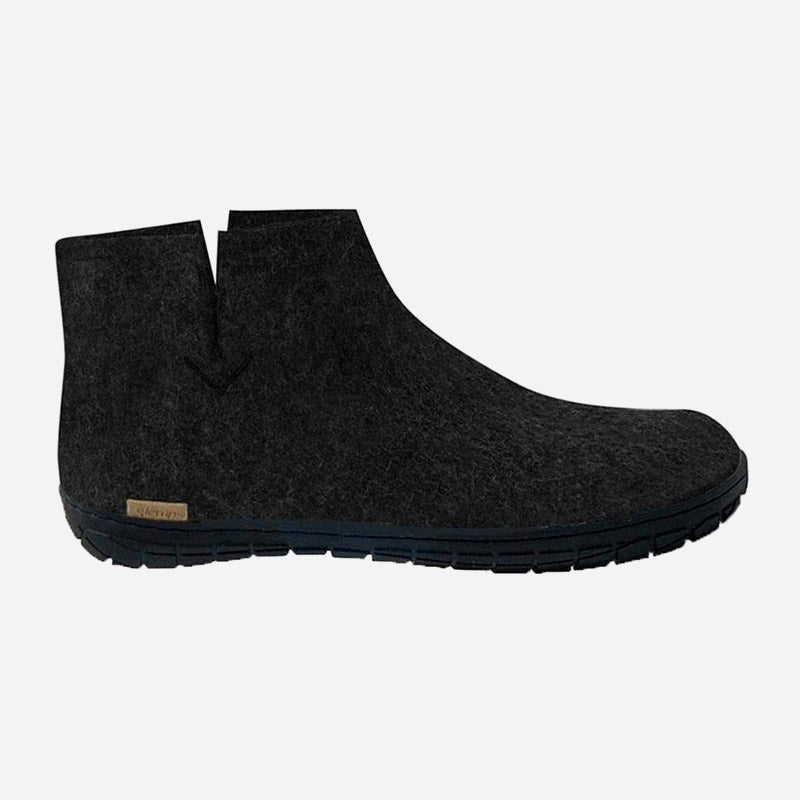 Low Boot Grey Rubber