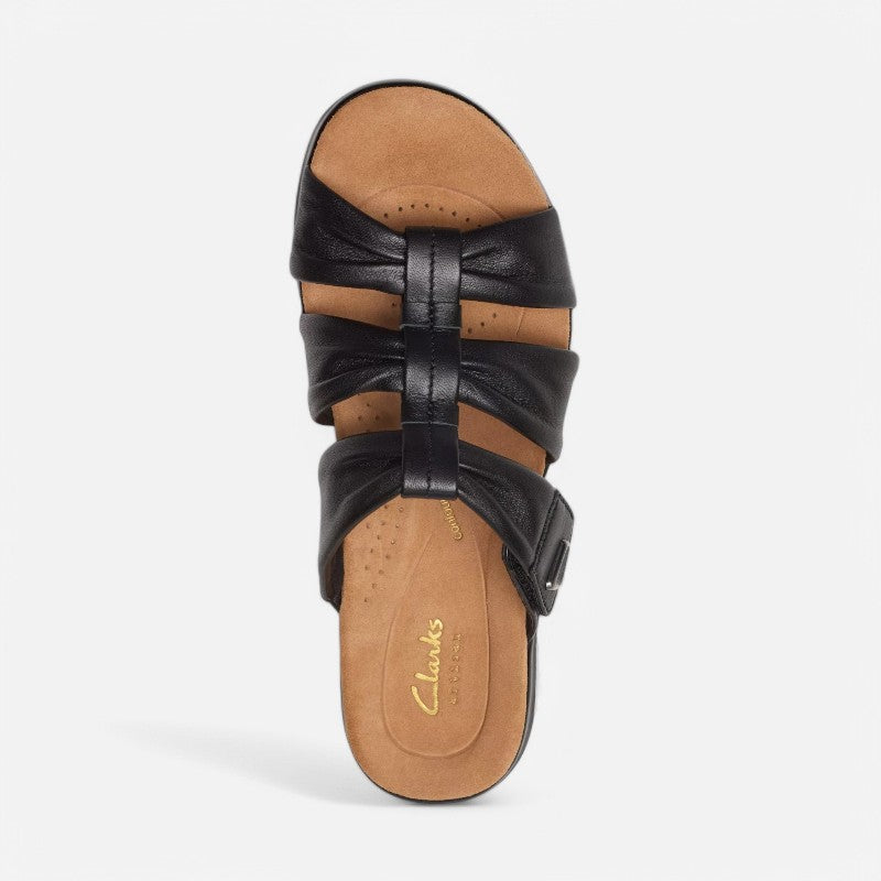 Kitly Slide Black Leather