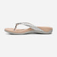 Bella Silver metallic Croc