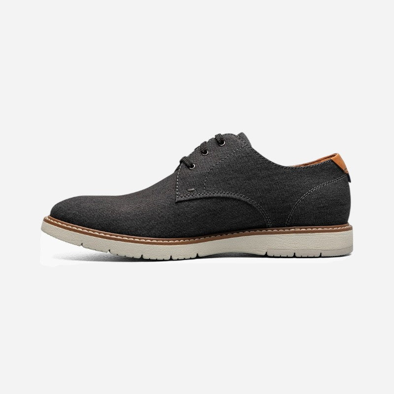 Vibe Canvas Plain Toe Oxford Black
