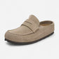 Naples Taupe Suede Narrow