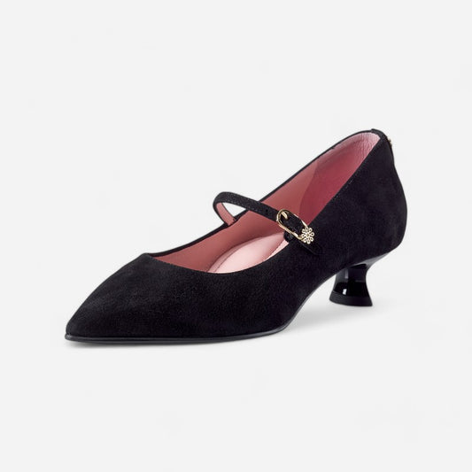 Rosalie Black Suede