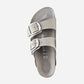 Arizona Big Buckle Dove Nubuck Leather Narrow