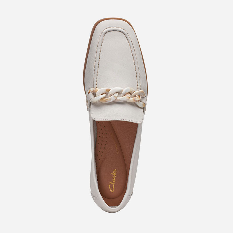Sarafyna Iris White Leather