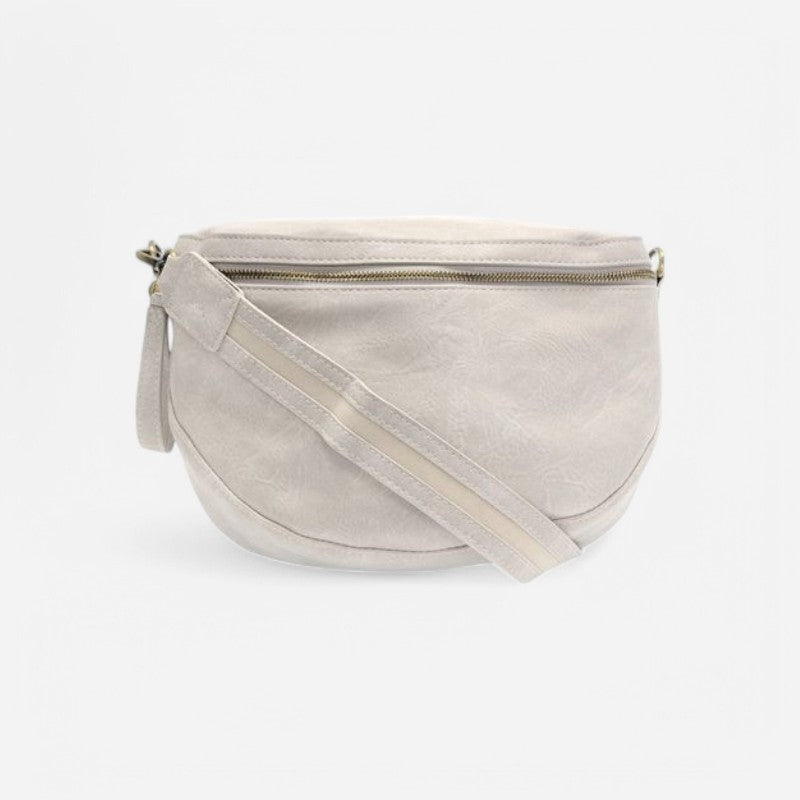 Laura Contrast Strap Sling/Belt Bag Linen