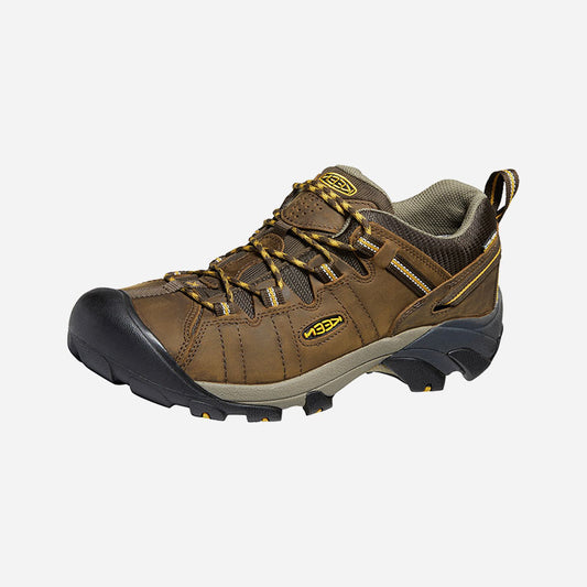 Men's Targhee II Waterproof Wide Cascade Brown/Golden Yellow