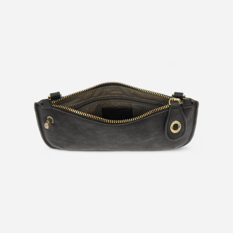 Lux Crossbody Wristlet Clutch New Black
