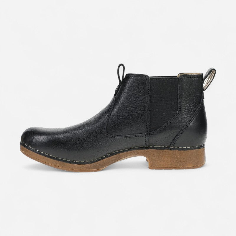 Michele Waxy Milled Black