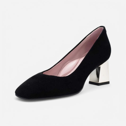 Cass Black Classic Suede