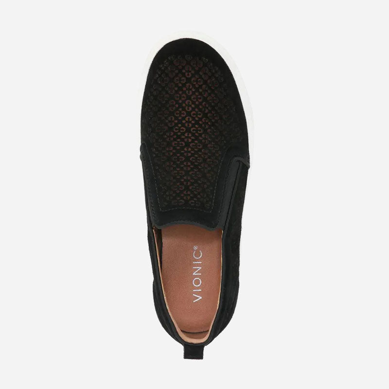 Kimmie Perf Black Suede