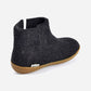 Low Boot Grey Rubber