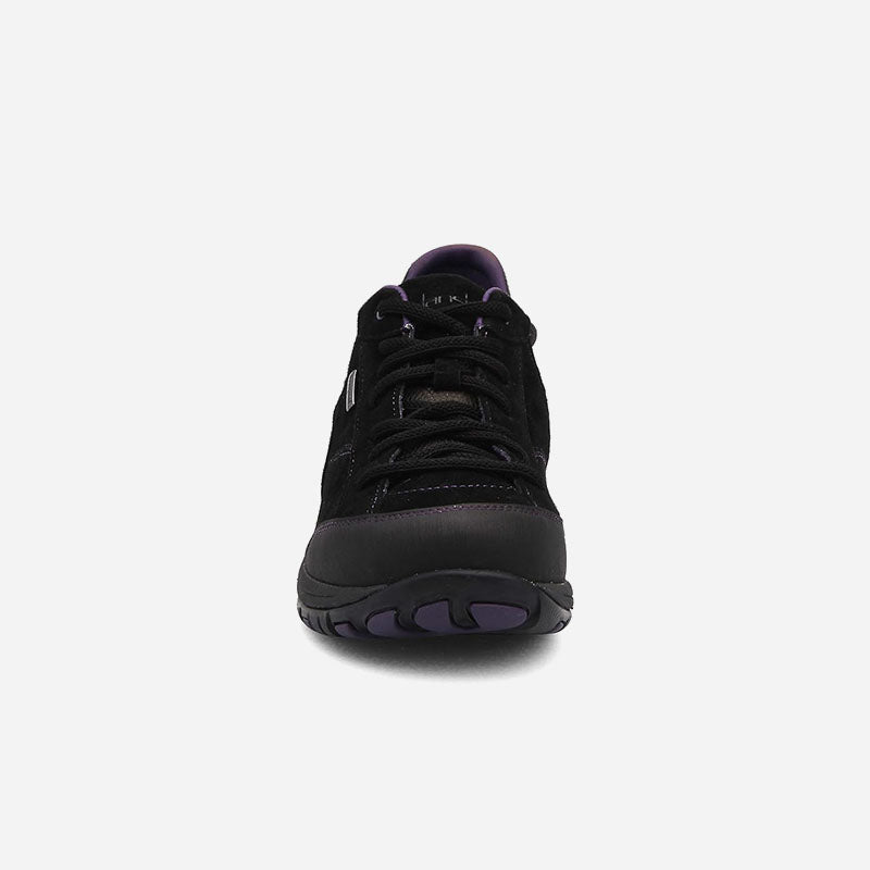 Paisley Waterproof Black Suede
