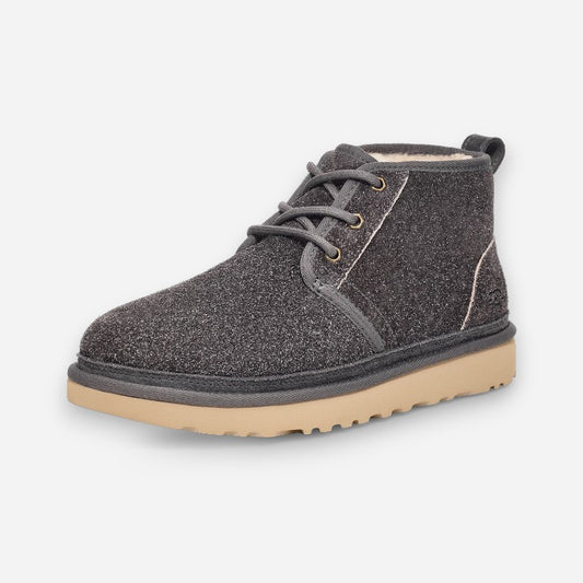 Men's Neumel Shaggy Suede Dark Grey