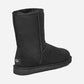 Men's Classic Short Sheepskin Boots Black