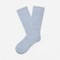 Rib Knit Slouchy Crew Icelandic Blue