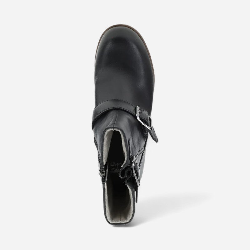 Delphine Black Waterproof Burnished