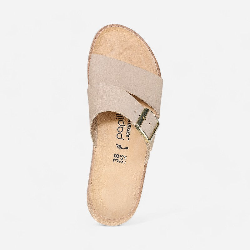 Almina Sandcastle Nubuck Leather Narrow