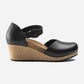 Mary Black Leather Narrow